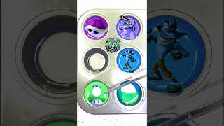 Color Mixing Magic with Super Mario #satisfying #art