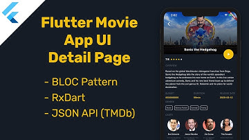 Flutter Movie App - BLoC, RxDart, JSON API (Part 2 Detail Page)
