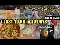 What i ate in a day to lose 10 kg in 10 days this weightloss diet trimmed my belly fat xl to size s