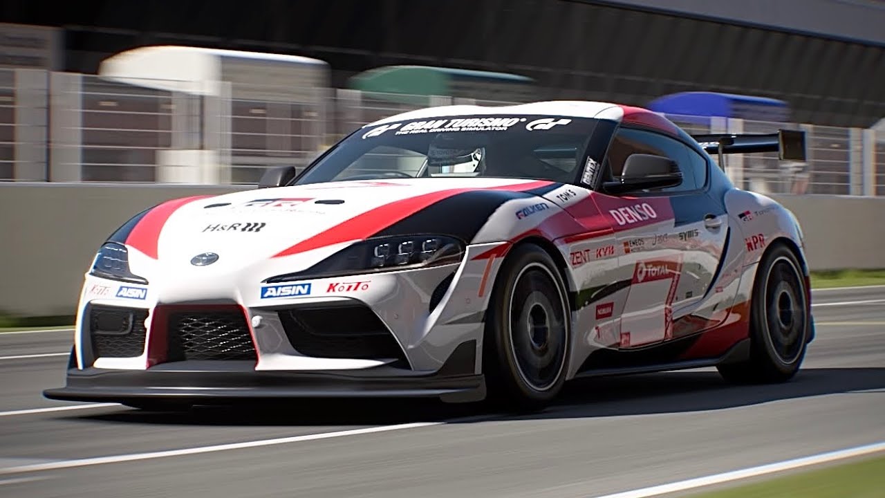 GT7 - Toyota GR Supra Race Car '19 - Catalunya GP No Chicane (Update 1. ...