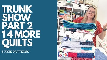 Free Patterns Trunk Show - A year in review Sew and Tell PART 2