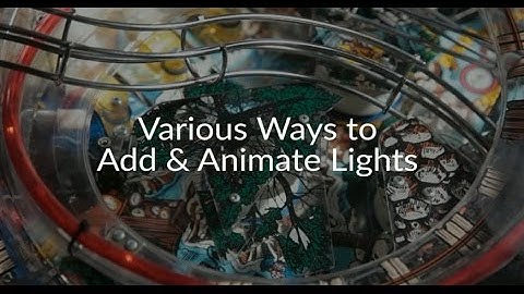 Various Ways to Add and Animate Lights in the Pinball Games iOS and tvOS Starter Kit