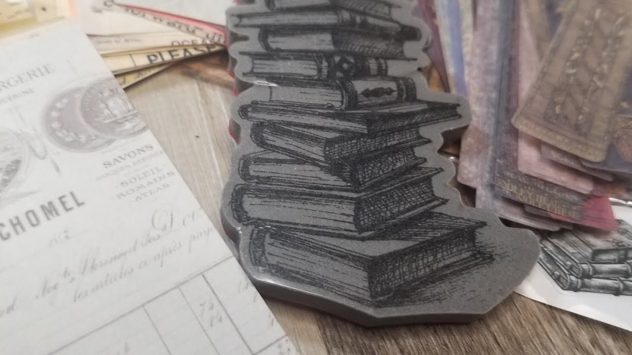 Your Creative Studio Subscription Box! 📚Book Themed! Junk Journal Supplies at the Ready!