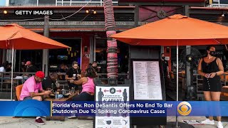 Florida Gov. Ron DeSantis Offers No End To Bar Shutdown Due To Spiking Coronavirus Cases