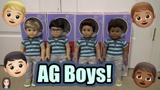 Opening All 4 AG BOYS! American Girl Haul! | Kelli Maple