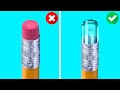 UNBELIEVABLE SCHOOL HACKS FROM TIK TOK | Colorful DIY School Supplies And Funny Situations At Class