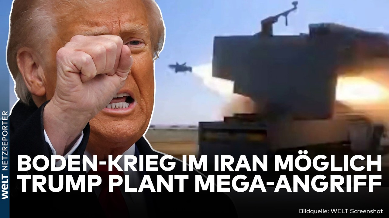 IRAN: Bodentruppen möglich! Trump schließt Teil-Invasion nicht aus! USA planen heftige Angriffe