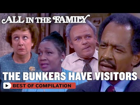 Every Time The Jeffersons Visited The Bunkers | All In The Family