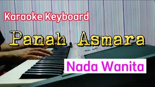 Panah Asmara (Karaoke Keyboard) Nada Wanita @Afgan