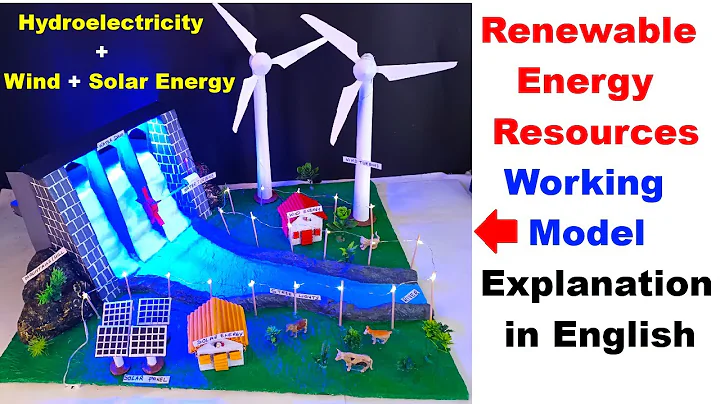 renewable energy working model science project explanation in English | howtofunda