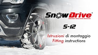 Catene da neve S-12 Suv e fuoristrada SNOWDRIVE a soli 89,10 € - Speedup