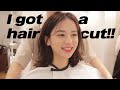 (eng/jpn/chn/vi/esp)✂️2년 넘게 기른 머리 잘랐어요!(ft.단발머리 스타일링)ㅣ차홍아르더ㅣ챙잇뷰티CHAEYOUNG채영