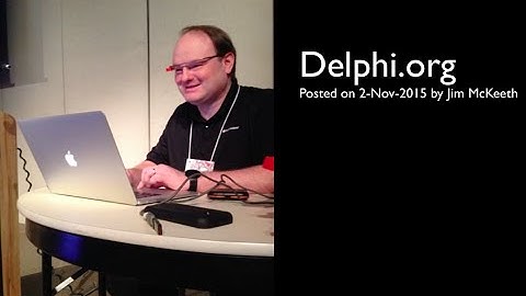 My PodCast interview to Jim McKeeth from Delphi.org