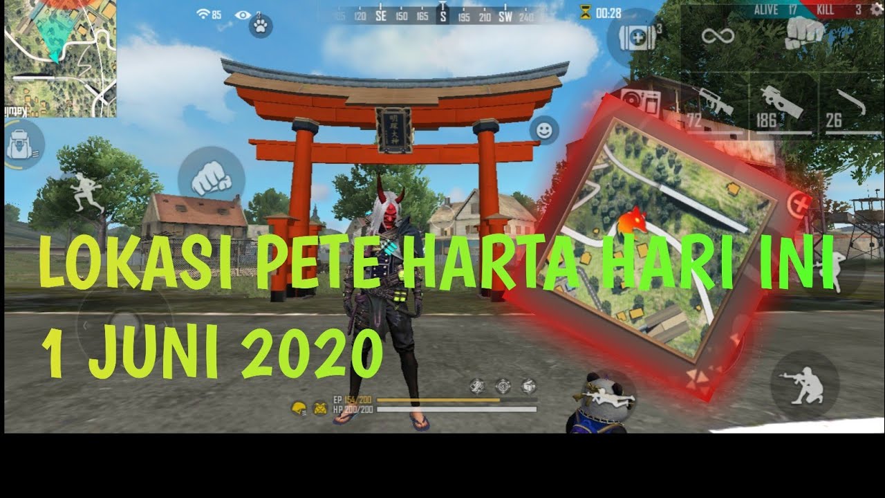LOKASI PETA HARTA KARUN HARI INI {1 JUNI 2020} || FREE ...