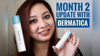 Nighttime Skincare with Dermatica during winter |Two month Update mydermaticajourney affiliate