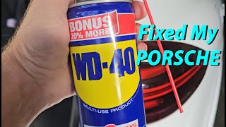 Trunk Won't Close Porsche Cayenne. WD 40 Fixed My PORSCHE by OneSimpleDad 548 views 4 months ago 5 minutes, 15 seconds