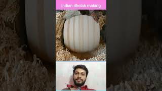 Indian musical instrument (dholak)making process in factory.#shorts #shortsfeed #viralvideo