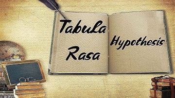 The Tabula Rasa Hypothesis
