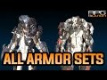 The Surge - All Armor Sets Showcase
