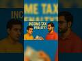 🔥Income Tax Interest, Late Fee & Penalty Se Kaise Bachen? #shorts #trending
