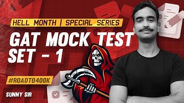 HELL MONTH SPECIAL GAT MOCK 1  | NDA 1 2023 CLASSES | HELL MONTH | TEAM ARPIT