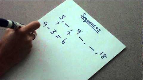 Missing numbers in sequences