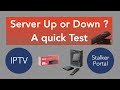 Server UP or DOWN ? How to check ?