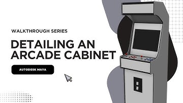 Modeling an Arcade cabinet in Maya: Adding Details