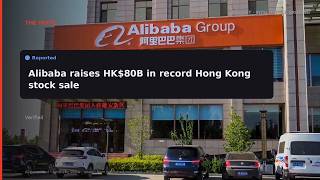 RERIGHT · Alibaba’s record stock sale adds to Hong Kong tech flood