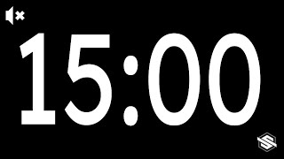 15 min silent timer with 10 sec countdown tone