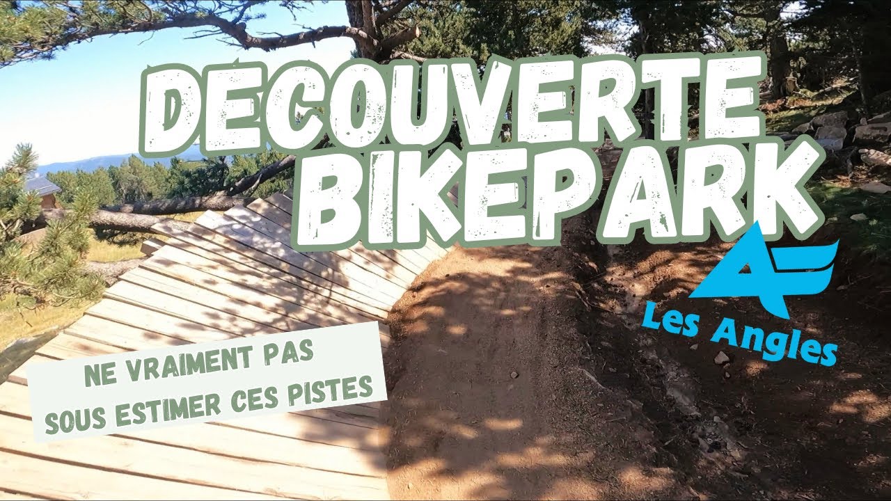DECOUVERTE BIKEPARK ANGLES ! Les pistes rouges sont incroyables ! A ne pas sous estimer ! 🔥🤘