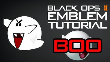 Black Ops 2 Boo Emblem Tutorial (Mario)
