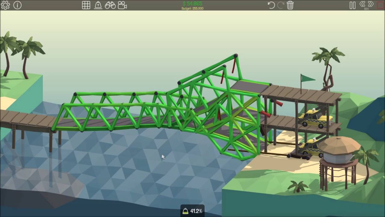Poly Bridge Tropical Paradise 7 3 Plough Ahead Youtube