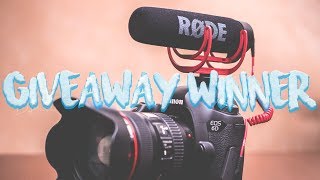 Rode VideoMic Go GIVEAWAY WINNER!