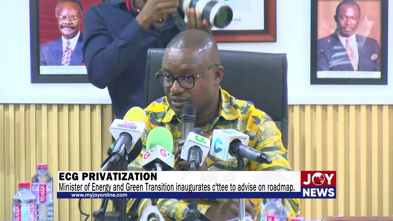ECG Privatization: Minister of Energy and Green Transition inaugurates c'ttee to advise on roadmap.