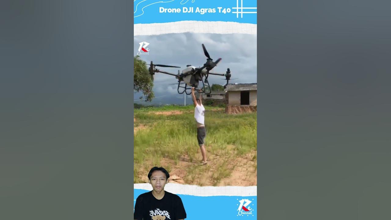 Kekuatan Drone DJI Agras T40 mampu mengangkat orang #viral_video #viralshorts #viral #shortsvideo