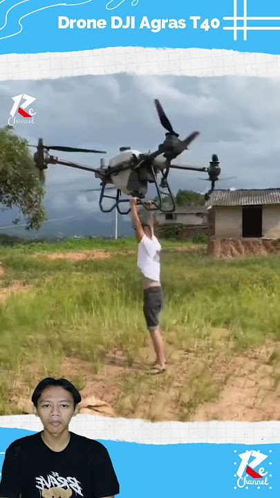 Kekuatan Drone DJI Agras T40 mampu mengangkat orang #viral_video #viralshorts #viral #shortsvideo