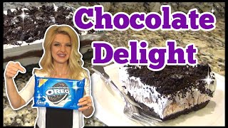 Oreo CHOCOLATE DELIGHT | Simple 4 Layer Dessert Recipe | Easy NOBAKE Chocolate DESSERT Using Oreo's