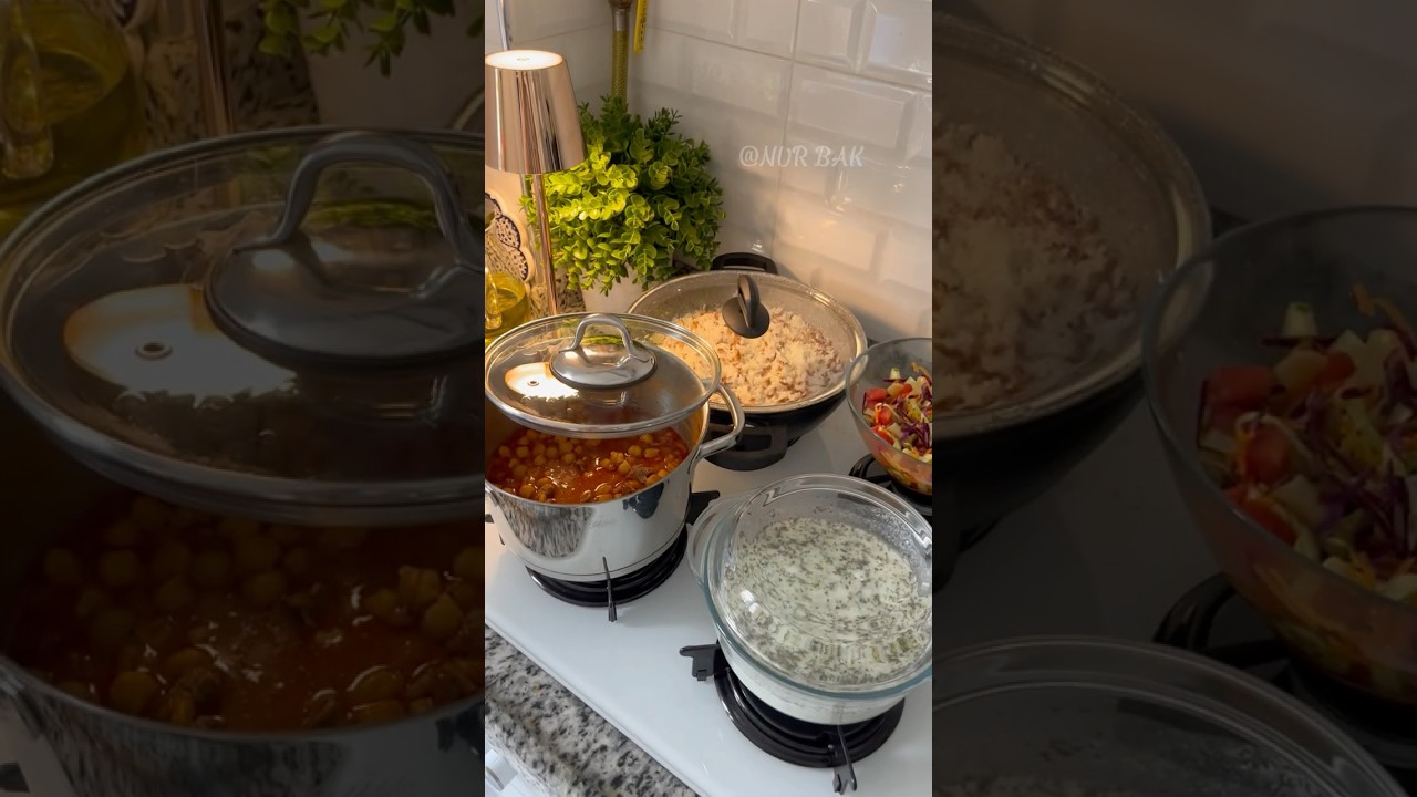 Akşam yemeği menüsü 🫶 #yemektarifleri #tarif #cookwithnurly