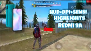 Best Settings ️ Redmi 9a️[Highlights ] HUD+SENSI+DPI/ Headshot %101||No Lag ️