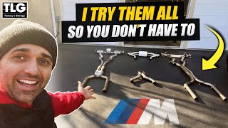 Dinan Exhaust install on my F90 BMW M5: Is this the one to get