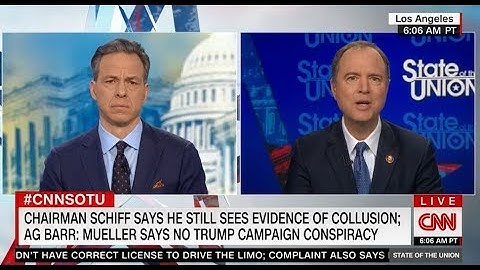 Schiff on CNN State of the Union: “I will continue holding this Administration accountable”