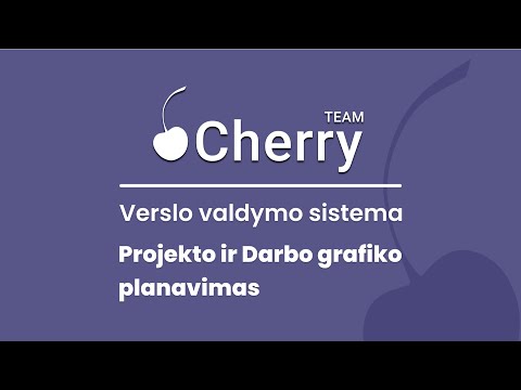 Esame čia, kad padėtume pradėti su Cherry TEAM verslo valdymo sistema (VVS)