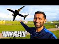Very popular location for plane spotting  family days out  birmingham airport runway park vlog