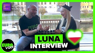 🇵🇱 POLAND EUROVISION 2024: LUNA - 'The Tower' (INTERVIEW) // Live from Malmö