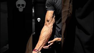 Extreme forearm vein transformation 🙌.#shorts #fitness #gym #workout #forearms #veins