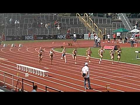 07.08.2010 DM 2010 ULM 100m weibliche Jugend B Ste...