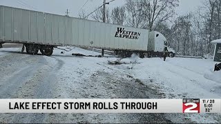 Winter Hits Hard in Mohawk Valley—Multiple Crashes; Utica Snow Emergency