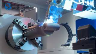 Brazil 5 axis automatic welding machine for hydraulic cylinder