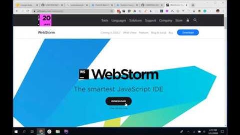 Your first project using WebStorm